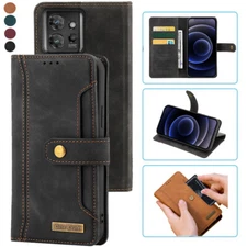 Motorola Think Phone 2023 Notebook Style Card Case,Leather Magnetic Flip Case