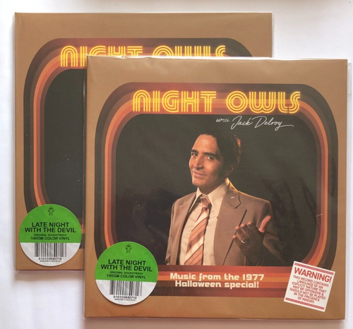 Late Night With The Devil Soundtrack Ltd Orange Vinyl New Sealed Shudder Mutant - Picture 2 of 10