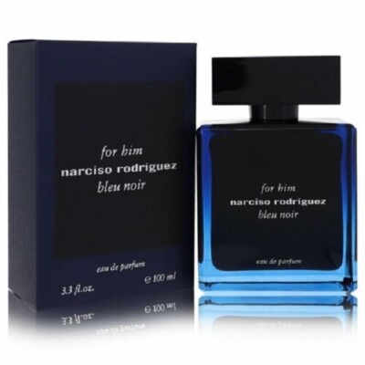 Narciso Rodriguez Bleu Noir 3.3 oz. (100ml) Eau de Parfum Spray Men Sealed