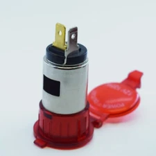 4pcs 12V Car Motor Boat Female Cigarette Lighter Power Plug Outlet Socket Red