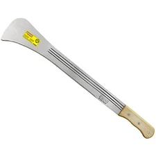 IMACASA Machete 410, 19" Polished W/Grooves Wood Handles