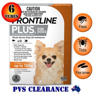 frontline plus spot on small dog