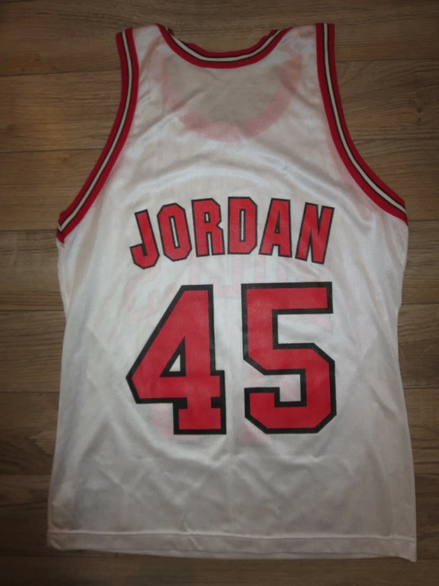 Wyco Vintage 1990s Michael Jordan Chicago Bulls 45 NBA Champion Jersey