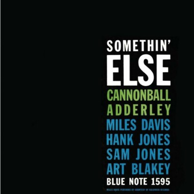 Cannonball Adderley - Somethin' Else Vinyl LP (B0020156-01) 