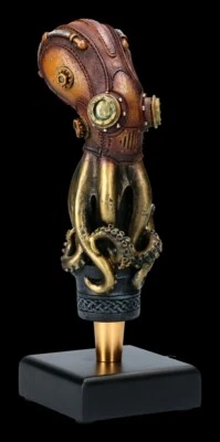 Poignée de robinet à bière Steampunk Kraken, Accessoire pour tireuse, H 22 cm - Photo 1/4