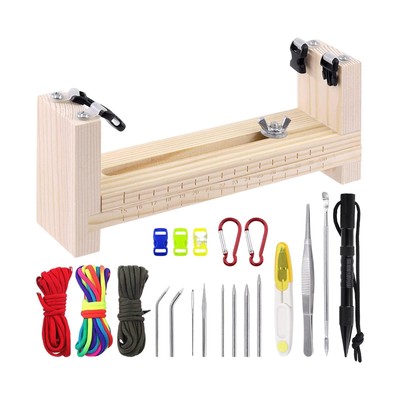 Jig Paracord Bracelet Maker Mit Parachute Cord Crafts Wooden Frame Jig