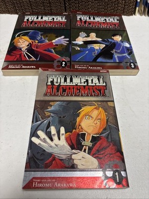 Fullmetal Alchemist Manga Books - Volumes 1 -3 English Translation