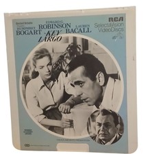 1980 RCA KEY LARGO HUMPHREY BOGART LAUREN BACALL SELECTAVISION CED VIDEODISC