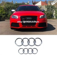 Audi Replacement Badge | Silver | Front or Rear | All Models | Aftermarket