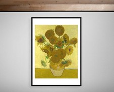Sunflowers Print Vincent van Gogh Fine Art Giclée Heavyweight Poster