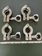 Lot of 5 13MHHM.75-H Stainless Steel Heavy Duty Sanitary Tri-Clamp Fittings 3/4"