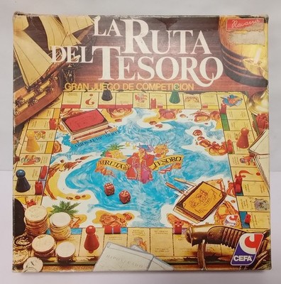 Juego De Mesa La Ruta Del Tesoro Cefa Años 80 España