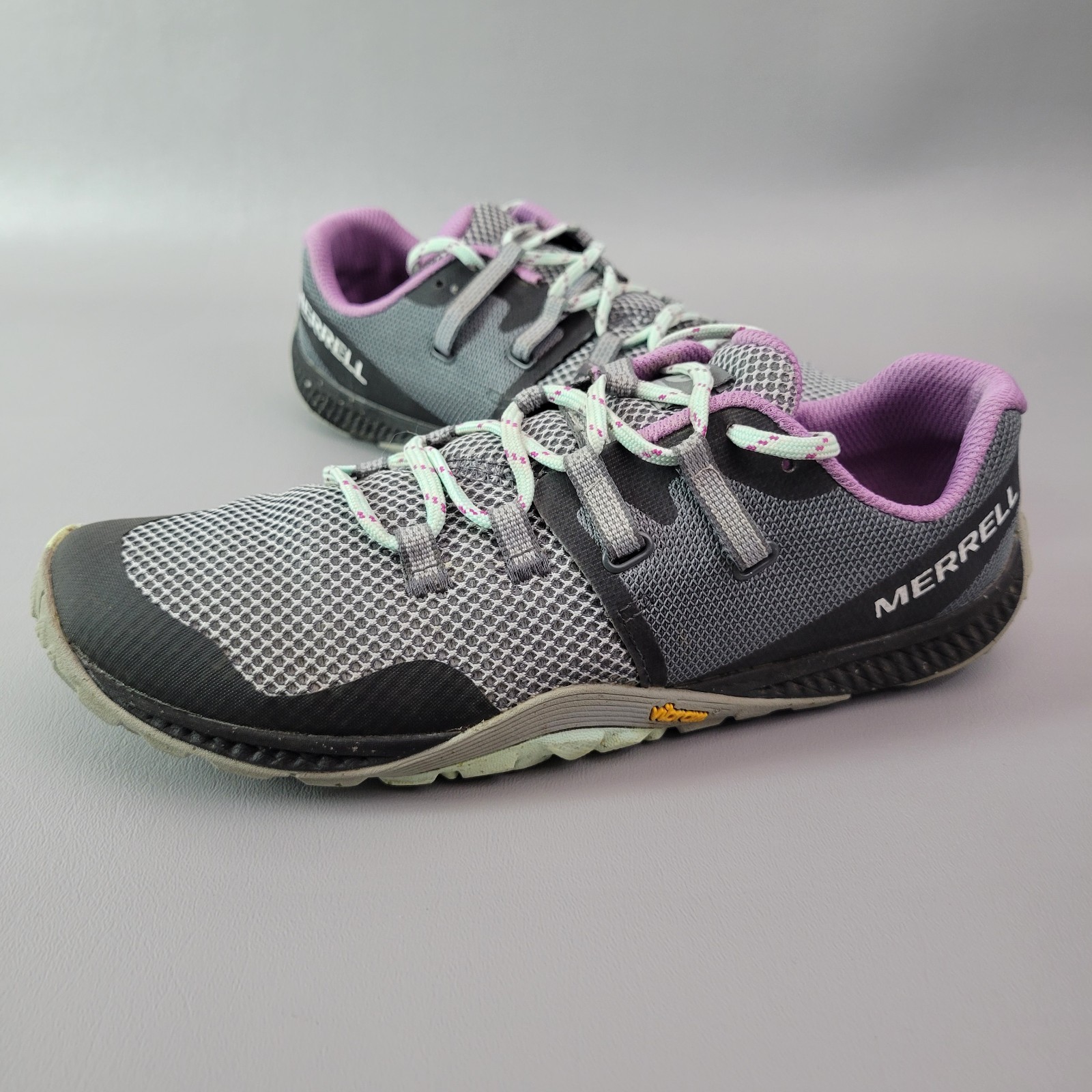 Scarpe da corsa donna Merrell US 8.5 Trail Glove 6 vita alta Gris Moyen #J066830