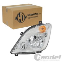 Diederichs Halogen Scheinwerfer Mit LWR Links FüR Mercedes Sprinter | 1663081