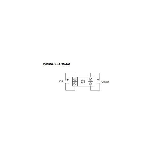Electronic Counter Counts Pulses 4-30V DC Pulse Input 24V RESET Battery - Picture 2 of 2