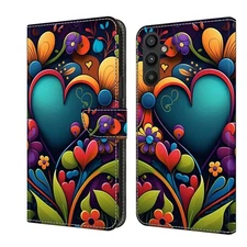 For Various Phone Card Wallet Case Bag Luxury Flip Stand Cover Magnetic Strap