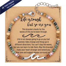 TONY SANDY Inspirational Gifts for Women, Wave 7.4 Inches, Colorful