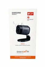 Samsung Wisenet SNW-R0130BW SmartCam A1 Outdoor Battery-Powered Security Camera