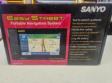 Classic Sanyo Easy Street Portable Navigation System NVM-4070