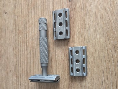 Rockwell 6S Rasierhobel, Matt, Edelstahl 316L