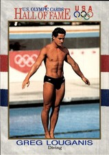 1991 Impel U.S. Olympic Hall of Fame #50 Greg Louganis USA