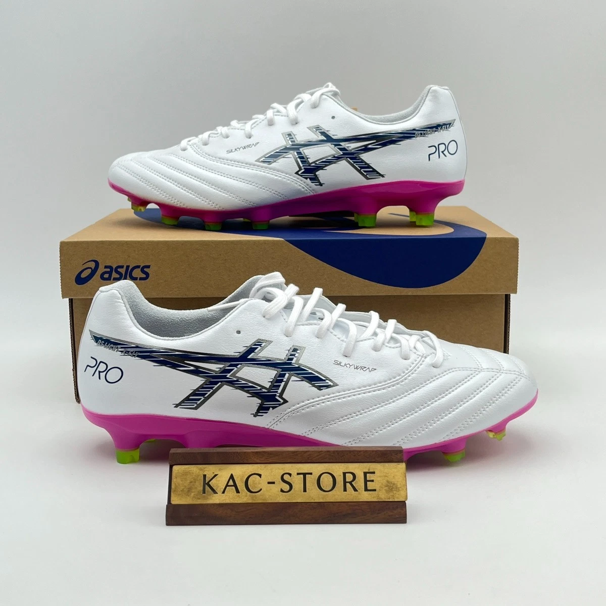 Asics DS Light AG White Blue for sale | eBay