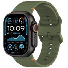 Silicone Strap for Apple watch Band 44mm 49mm 40mm 45mm 42mm 46mm correa