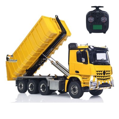 1/14 RC Hydraulic Dumper Car 8x8 Roll On Full Dump Truck Rear Axle Steering
