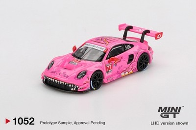 MINI GT #1052 Porsche 911 GT3 R #77 AO Racing 2024 IMSA ROAD