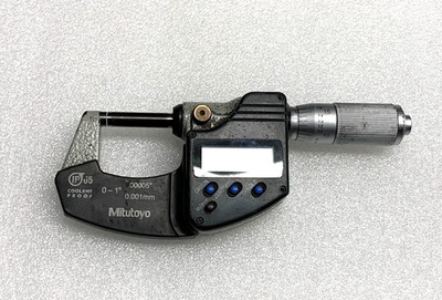 Mitutoyo 293-344 0-1'' Digimatic Micrometer Coolant Proof IP65 Made In Japan