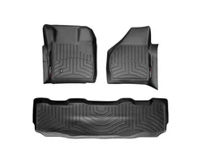 WeatherTech FloorLiner for 2008-2010 Ford Super Duty - 1st & 2nd Row, Black