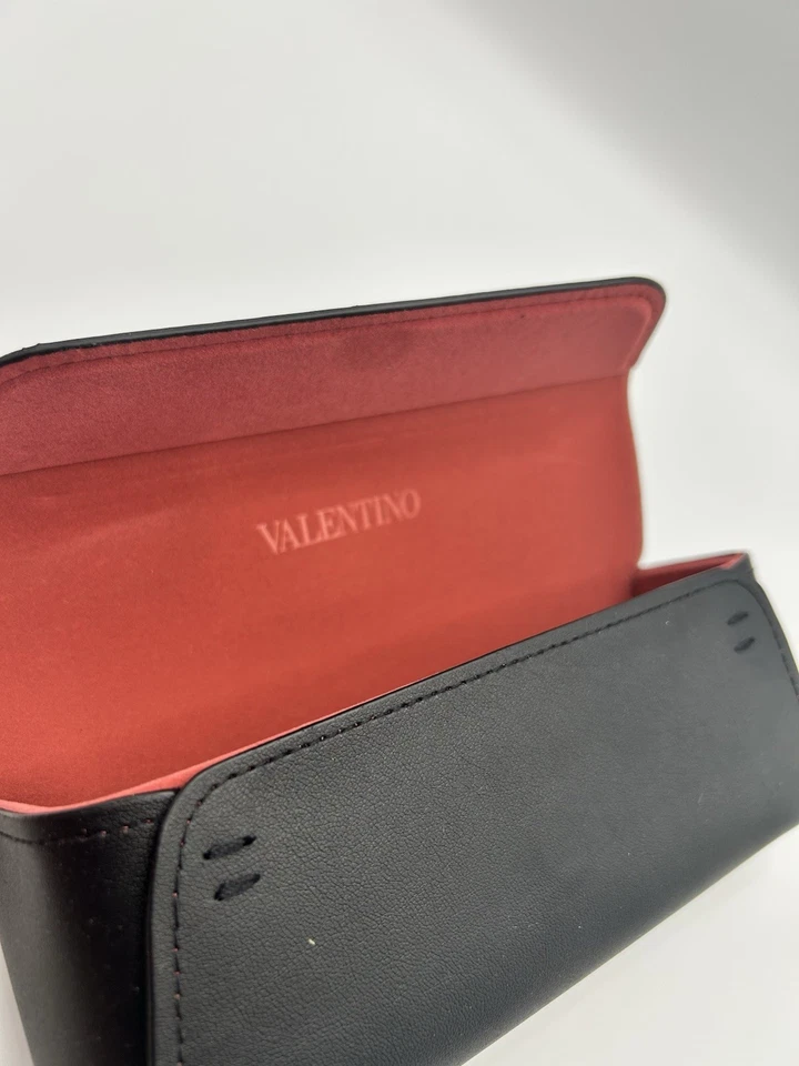 Estuche Gafas de Sol Valentino NUEVO ORIGINAL Caja + Papeles Negro Rojo Interior Luxottica Foto 2 de 4