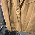 Franco Francesco Tan Suede Blazer XXL Regular Fit 2-Button Notch Inner Pockets — photo 3