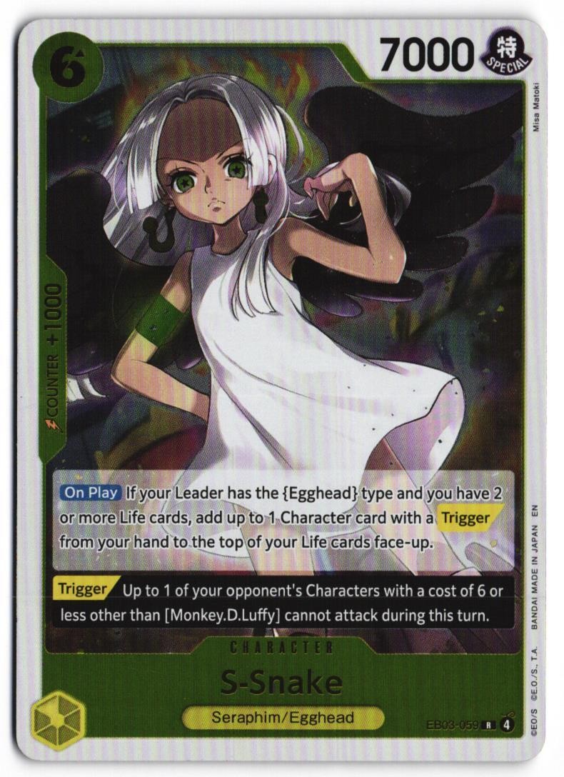 S-Snake EB03-059 Extra Booster: One Piece Heroines Edition Foil