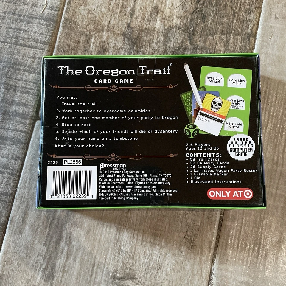 The Oregon Trail Card Game --New Cooperative Gameplay Based on Classic Pressman - Image 3 of 4