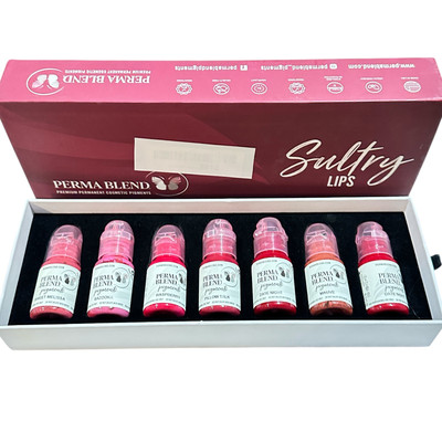 PERMA BLEND SULTRY LIP KIT,2 date Night,mauve,pillow Talk,raspberry,bazooka,swee