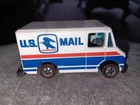 REDLINE HOT WHEELS HK 'US MAIL' ENAMEL DELIVERY MAIL TRUCK Redline