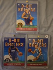 2025-26 Topps - 8-Bit Ballers 3 Pack. Nikola Jokic, James Harden, Kong Knueppel.