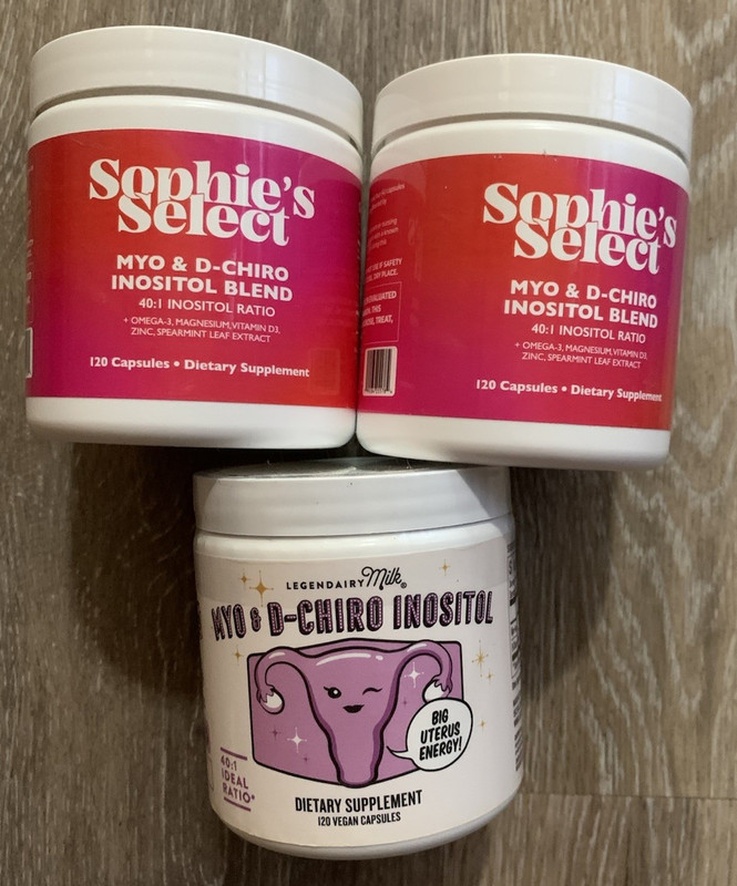 Sophie's Select Myo & D-Chiro Inositol Blend 40:1 Vegan 120 Caps 500mg