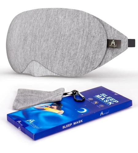Mavogel Cotton Sleep Mask - Updated Design Light Blocking Sleep Eye Ma