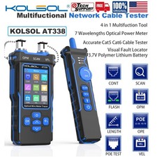 NF-8508 Network Cable Tester POE Test LAN Optical Wire Meter Power Meter Tester