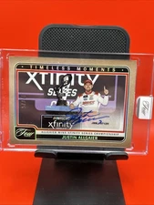 Justin Allgaier 2025 Panini Turn Four Timeless Moments Holo Silver Auto 17/75  