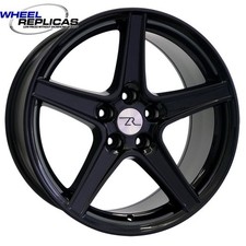 18 Gloss Black Saleen Replica Wheels 18x9 18x10 5x114.3 Mustang 1994-2004