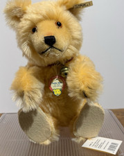 Vtg Steiff Teddy Baby Mohair 1931 Replica 408144 347/5000 13" Button Ear Tags