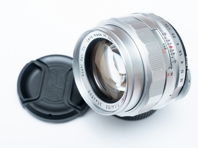 Silver refinished/CLA/Deyellowed  Asahi Pentax Super Takumar 50mm f/1.4 Lens m42