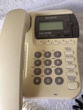 2 Sony IT-ID70 Caller ID Multi-Function Phone LCD Display AC Cord-Free Operation