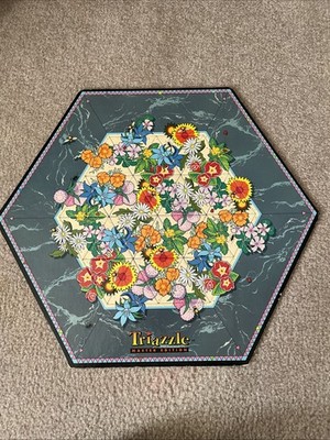 1992 Triazzle Puzzle Master Edition Vintage Dan Gilbert Floral Made In USA