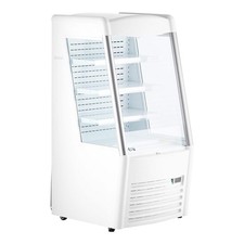 28" White Vertical Air Curtain Merchandiser - 115V