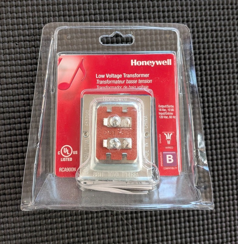 Honeywell RCA900N 16V Low Voltage Transformer Brand New Unused