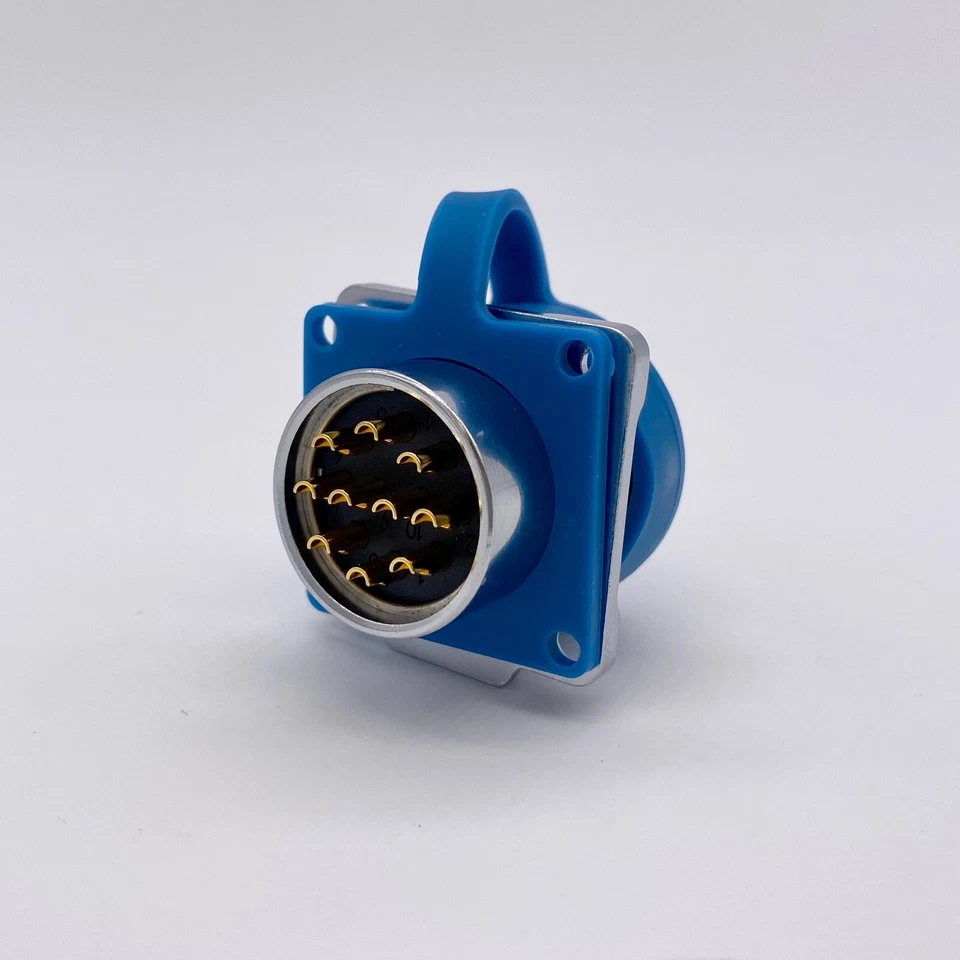 10 Pin Power Circular Connector Female Socket Outdoor Waterproof HeavyDuty Metal - Image 2 of 4